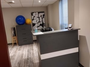 Vijay Sharma Physiotherapy Clinic Reception Desk